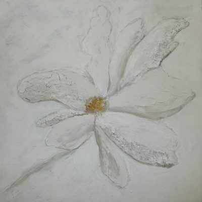 S107 Strucktur Blume,  70 x 70 cm Mixed Media Acryl auf Leinwand, Preis auf Anfrage